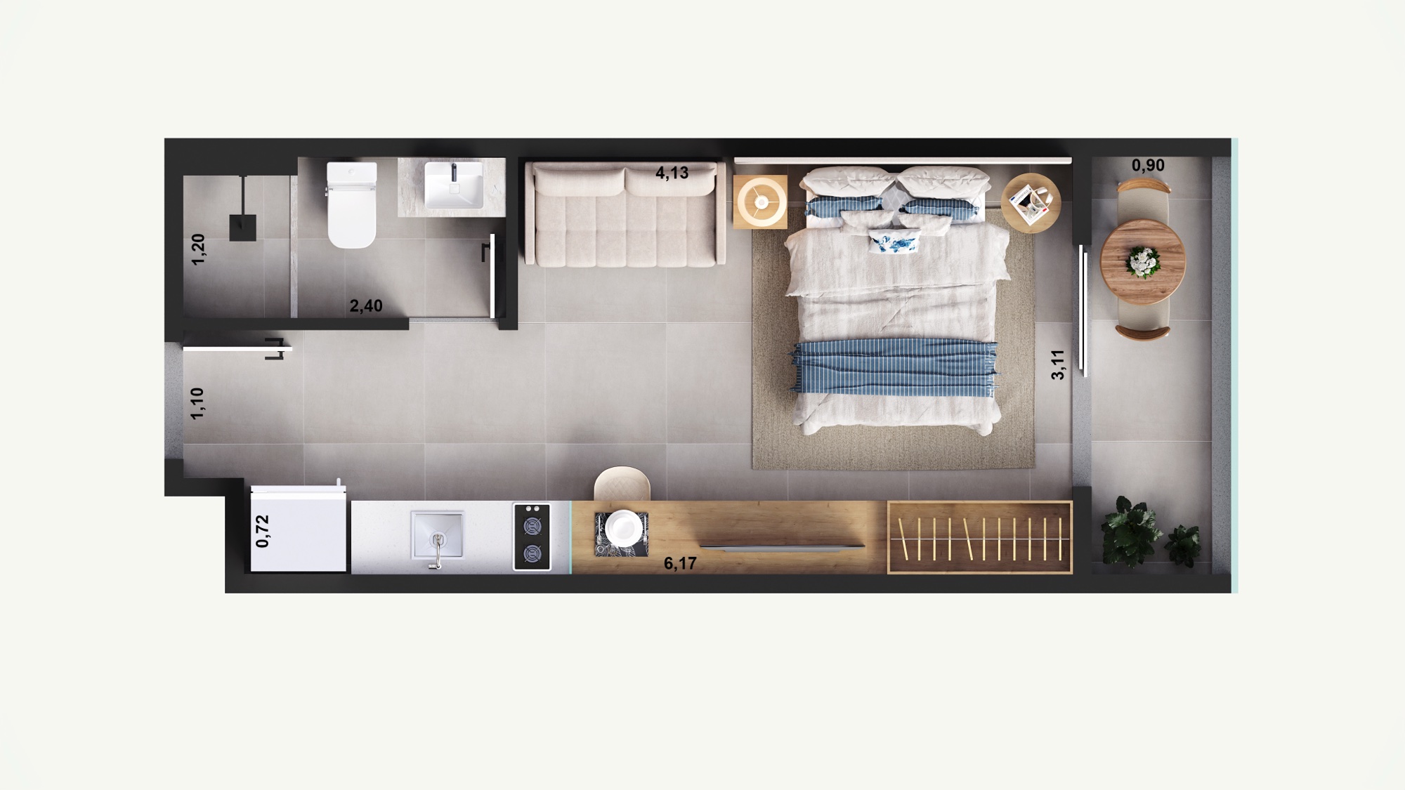 Planta Apartamento tipo